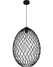 Czarna druciana lampa wisząca - S045-Vagi w sklepie Edinos.pl