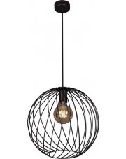 Czarna industrialna lampa wisząca - S048-Joruba w sklepie Edinos.pl