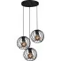 Potrójna industrialna lampa wisząca druciana S050-Blanca