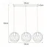 Wymiary lampy S051-Blanca