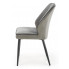 Szare tapicerowane krzesło glamour Arsin