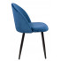 Eleganckie niebieskie krzesło Trofi