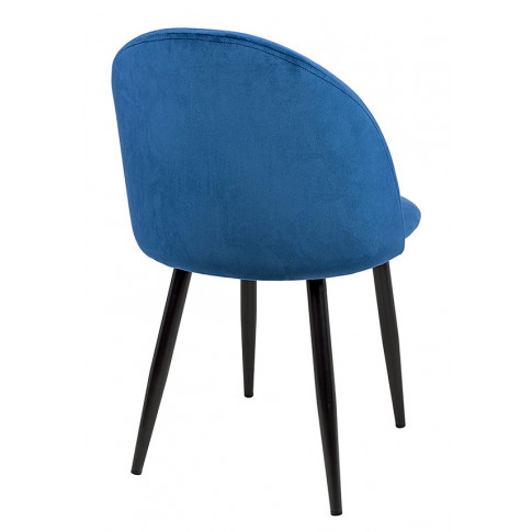 Niebieskie krzesło do salonu Trofi