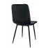 Krzesło czarne nowoczesne Ardesi