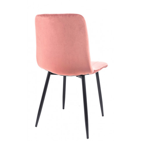 Krzesło różowe metalowe Ardesi
