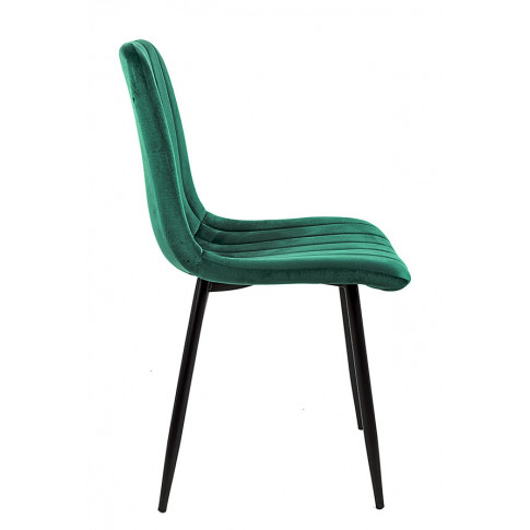 Krzesło tapicerowane zielone Ardesi