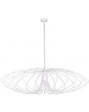 Biała industrialna lampa wisząca - S056-Iwans w sklepie Edinos.pl