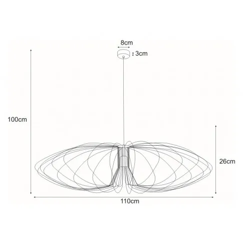 Wymiary lampy S056-Gilma