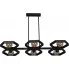 Czarna geometryczna lampa wisząca S063-Triva