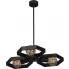 Czarna industrialna lampa wisząca S064-Triva