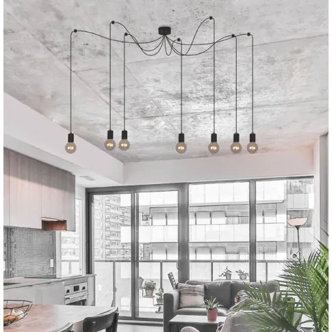 Wizualizacja wnętrza z wykorzystaniem lampy S077-Lokia