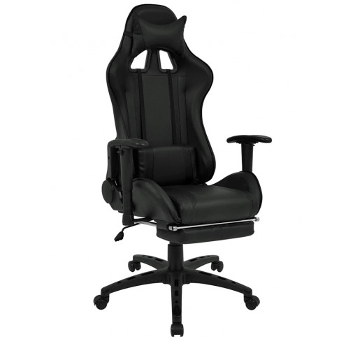 Czarny fotel gamingowy Coriso 2X