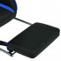 Czarno-niebieski fotel dla graczy Coriso 2X