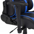 Czarno-niebieski fotel do gier Coriso 2X
