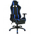 Czarno-niebieski fotel gamingowy Coriso 2X
