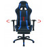 Czarno-niebieski nowoczesny fotel do gier Coriso 2X