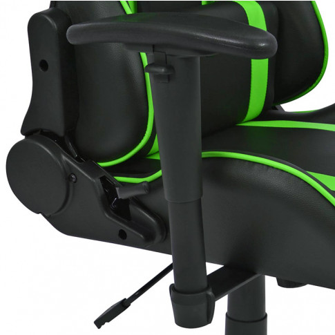Czarno zielony fotel dla gracza Coriso 2X