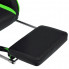 Czarno zielony nowoczesny fotel gamingowy Coriso 2X