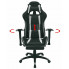 Czarno-biały fotel obrotowy Coriso 2X