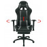 Czarno-szary nowoczesny fotel gamingowy Coriso 2X