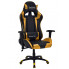 Czarno-złoty fotel gamingowy Trevos