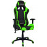 Czarno-zielony fotel gamingowy Trevos