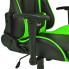 Czarno-zielony nowoczesny fotel dla graczy Trevos