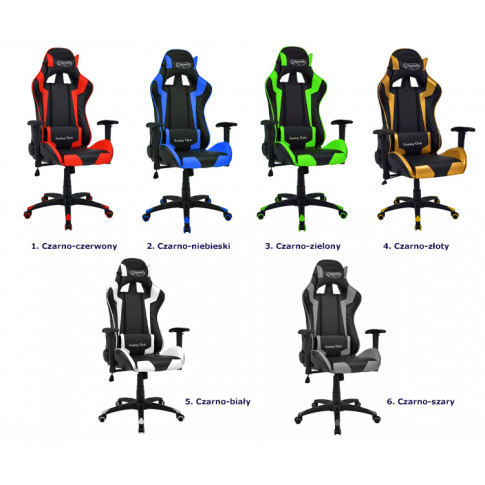 Fotel gamingowy Trevos kolory