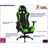 Czarno-zielony fotel dla graczy Vesaro
