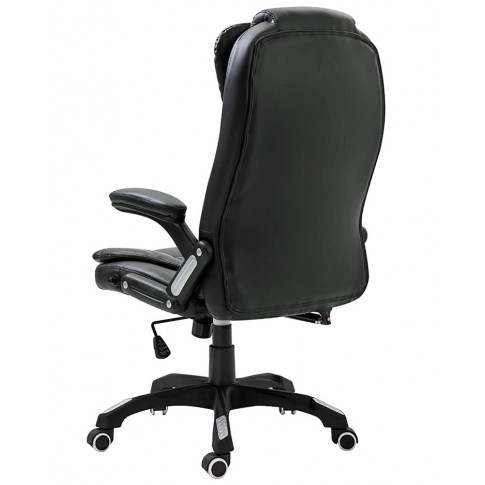 Czarny nowoczesny fotel biurowy Roniv