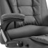 Antracytowy tapicerowany fotel ergonomiczny Roniv