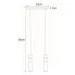 Wymiary lampy S079-Nisla