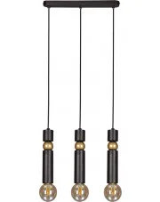 Loftowa potrójna lampa wisząca nad stół - S080-Cubires w sklepie Edinos.pl