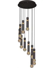 Duża loftowa lampa wisząca kaskada - S082-Cubires w sklepie Edinos.pl