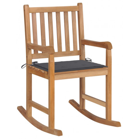 Fotel bujany z drewna Korja