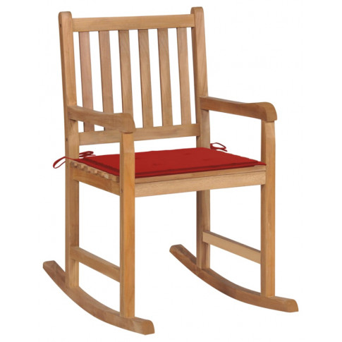 Bujany fotel z drewna tekowego Korja