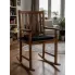 Fotel bujany z poduszką w kolorze taupe Nevios