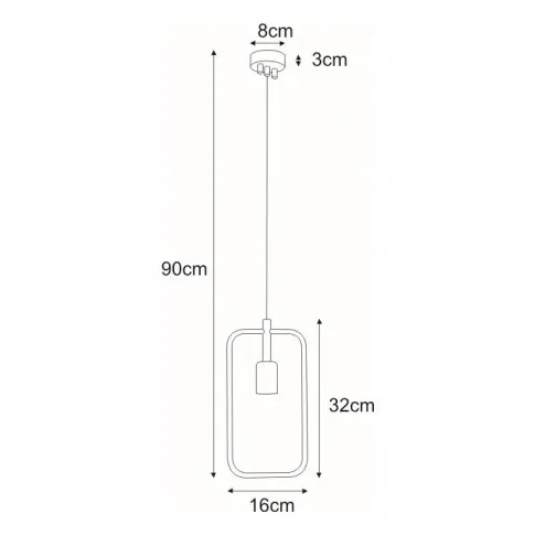 Wymiary lampy S083-Fosta