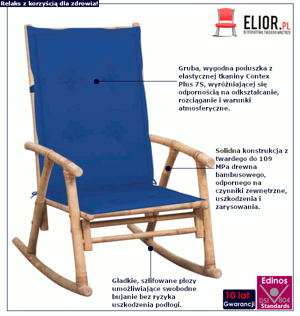 Bujany fotel Stella: szczegóły produktu