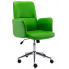 Zielony biurowy fotel obrotowy - Tofik