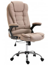 Fotel biurowy w kolorze taupe - Coria