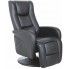 Zdjęcie produktu Rozkładany fotel wypoczynkowy z masażem Litos - czarny.