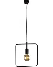 Loftowa lampa wisząca kwadrat - S085-Nopas w sklepie Edinos.pl