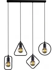Geometryczna lampa wisząca nad wyspę - S089-Nopas w sklepie Edinos.pl