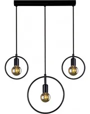 Industrialna lampa wisząca nad stół - S090-Nikis w sklepie Edinos.pl