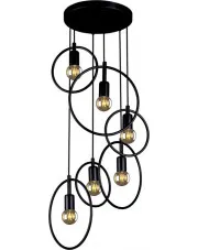 Industrialna lampa wisząca kaskada - S091-Nikis w sklepie Edinos.pl