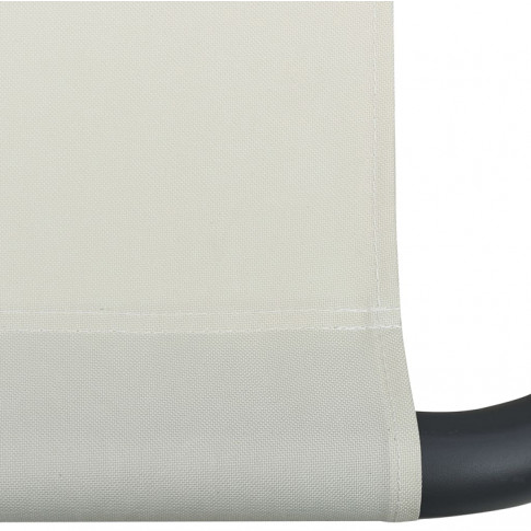 Kremowy leżak tekstylny Pafos 4X
