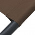 Brązowy leżak tekstylny Pafos 4X