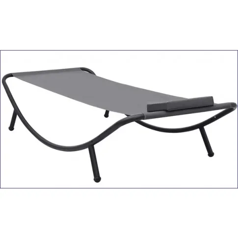 Szary leżak tarasowy Pafos 4X