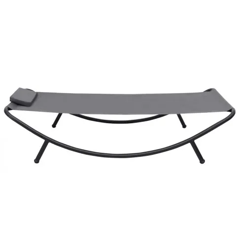Szary pojedynczy leżak na taras Pafos 4X